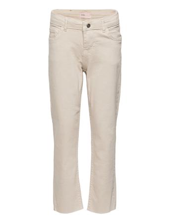 K Mily St Ecru Raw Edge Pant Pnt Beige Kids Only
