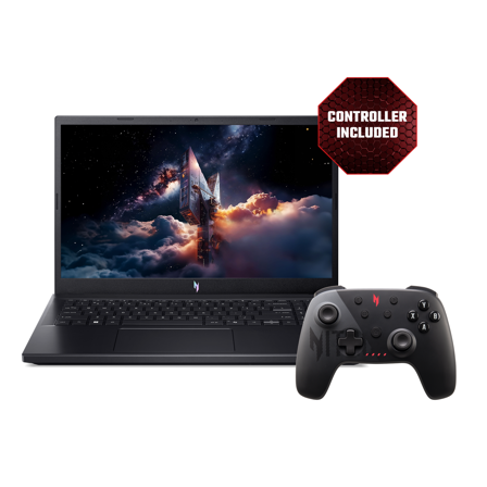 Acer Nitro V 15 /R5-6600H/16/512/4050/11H - 165 Hz 15,6tum gaminglaptop med AMD Ryzen 5 & handkontroll