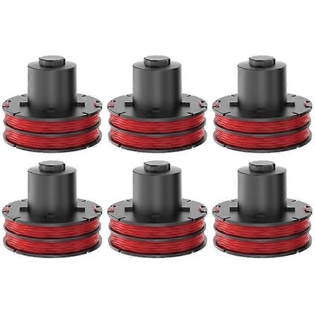 6-pak Erstatningsspoler til AL-KO Græstrimmer Trådspoler 112966