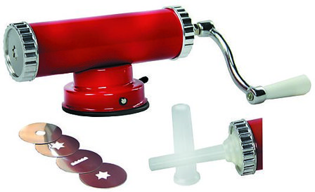 AANONSEN KRANSE-/SMÅKAKEPRESSE MED SUGEKOPP