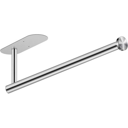 Papirhåndkleholder i rustfritt stål for veggmontering, selvklebende, rustsikker hylle for kjøkken og bad