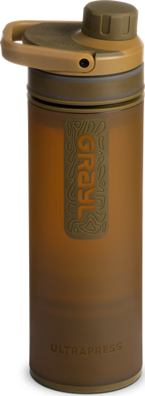 Grayl UltraPress Purifier Bottle Coyote Brown
