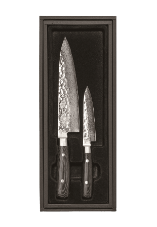 Yaxell Set 2-del Kock 20cm & Allkniv 12cm Köksredskap Svart 2-PACK