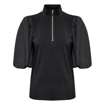 Gestuz AlonaGZ turtleneck pullover Sort, Dame