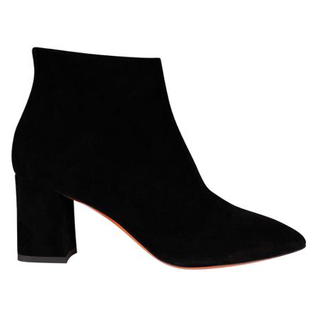 Santoni, ankle boots with side zip Czarny, Kobieta, Rozmiar: 36 EU