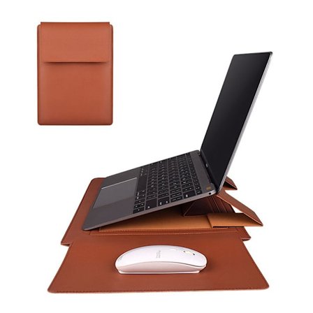 Laptopväska Case För Macbook HP Dell Lenovo Huawei BRUN Brown 15-15.6 inch