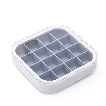 Isblokkform Isoppbevaringsboks GRÅ