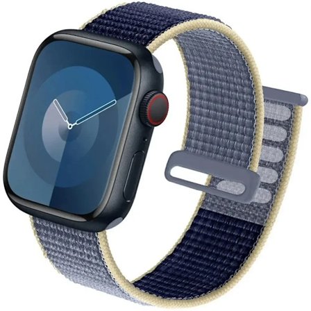 Nylon Loop Armband för Apple Watch Armband 49mm Ultra2 44mm 40mm 45mm 41mm 46-42mm Armband för iwatch armband Serie 9 8 se 7 6 5 4 10
