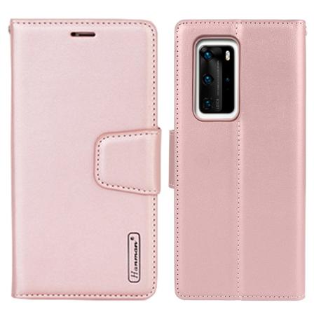 Huawei P40 Pro - Eksklusivt Smooth Wallet Case (HANMAN) Roséguld Roséguld