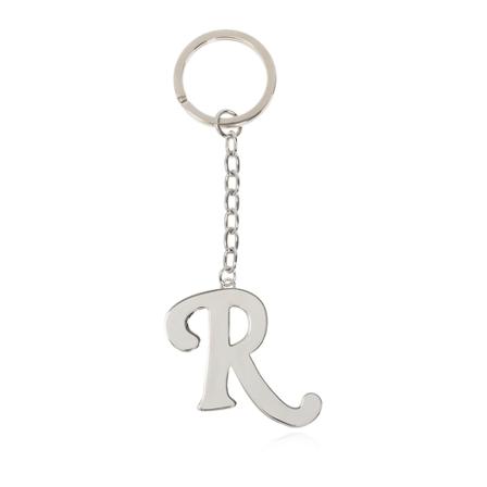 Raf Simons, Logo keyring Grijs, unisex, Maat:ONE Size