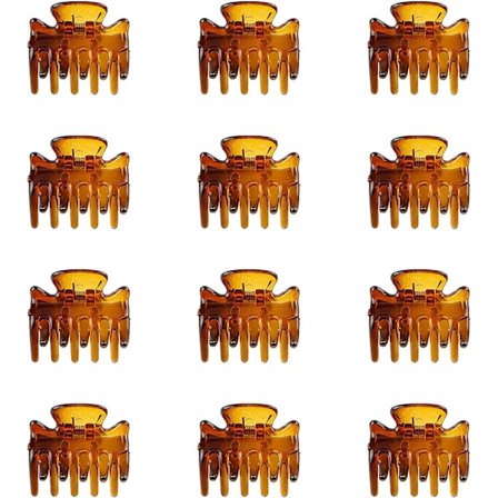 12 stk. små hårklemmer til kvinder