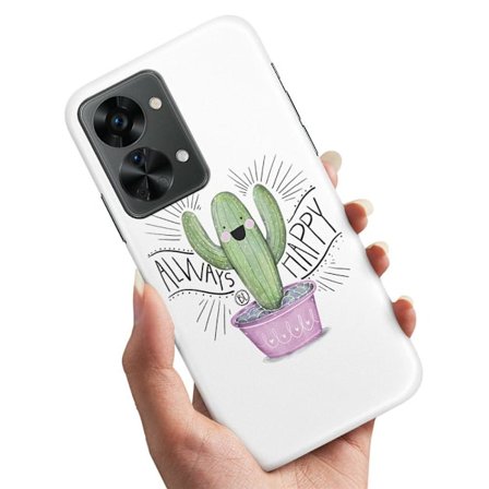 OnePlus Nord 2T - Cover/Mobilcover Happy Cactus