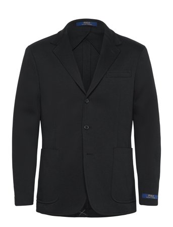Polo Soft Modern Double-Knit Suit Jacket Suits & Blazers Blazers Single Breasted Blazers Black Polo Ralph Lauren