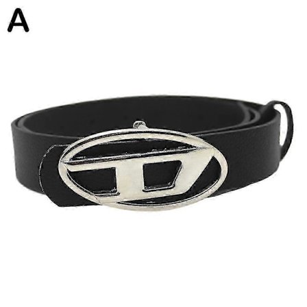 Trendy D Bokstav Belte Trykknapp Belte Livrem Spenne Mote Tilbehør For Kvinner