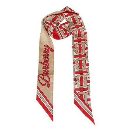Burberry, Silky Scarves Beżowy, unisex, Rozmiar: ONE Size