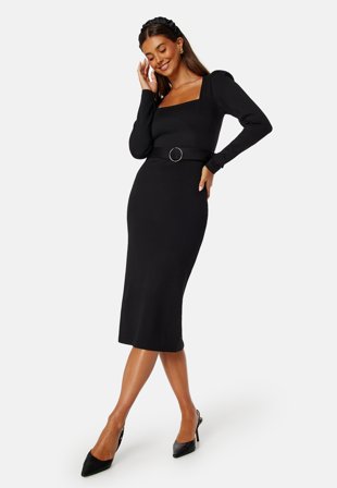 BUBBLEROOM Jacqueline Puff Dress Black Klær