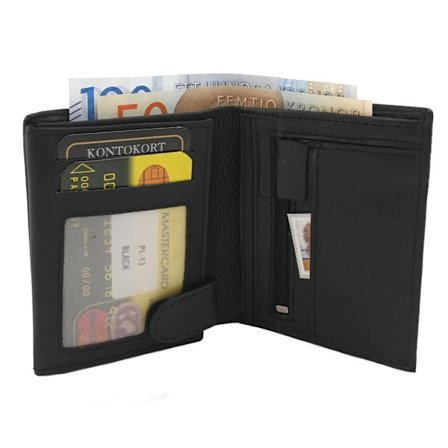 Liten herrplånbok, skinn