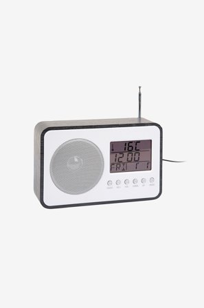 Karlsson - Väckarklocka Fm Radio - Svart - Väggklockor & bordsur - Från Homeroom