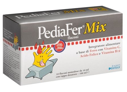 Pediafer Mix 10 Flaconi Monodose