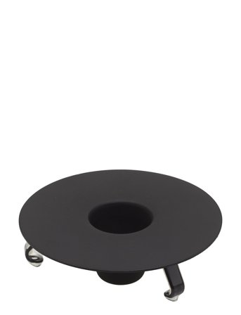 Candle Holder Black Design Letters