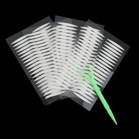 160 stk Usynlig Dobbeltsidig Øyelokksklistremerke Øye Lim Tape