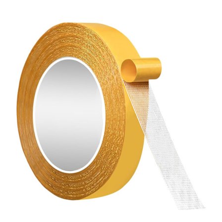 Multifunktionell Dubbelsidig Tejp - Ultrastark Textiltejp med Superklibbigt Lim - Transparent Montering (15MMX20M)