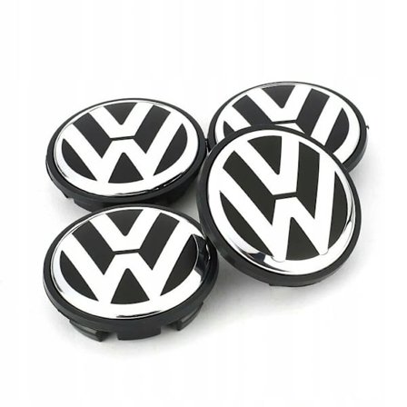 VW10 60MM Centerkapsler til Volkswagen-fælge (4 stk.) - Komplet