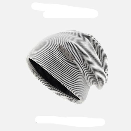 Strikkede luer Dame lue caps HVIT