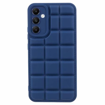 SKALO Samsung A15 5G Puffer Bumper TPU-Cover - Mørkeblå Dark blue