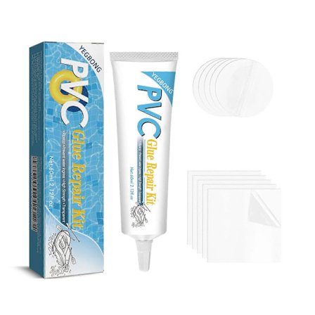 Uima-altaan korjaussarja, uimarengas, ilmatyynyn, teltan halkeamien ja vuotojen vesitiivis läpinäkyvä liimakorjaus