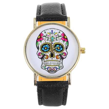 Punk Kraniehoved Dameure Charmerende Kvinde Håndledsur Modeur Gave