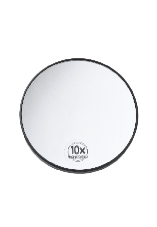 Skir Spegel med sugkopp small, 10x Sminkverktyg & tillbehör Unisex Svart SMALL
