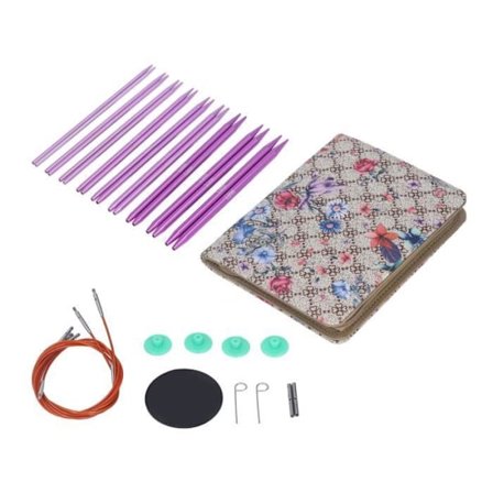 HURRISE Utbytbara stickor Set Utbytbara runda stickor Set