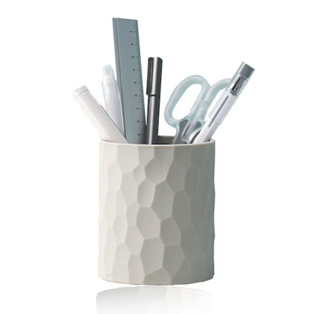 Penholder, nordisk stil silikone vandtæt blyantholder til skrivebord, enkel moderne minimalistisk makeup-arrangør, multifunktionel kontorartikler til 