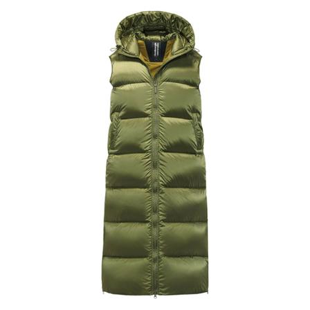 BomBoogie, Down Vest in Bright Nylon - Pola Down Vest Zielony, Kobieta, Rozmiar: M