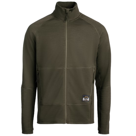 Lundhags M's Tived Merino Full Zip Forest Green