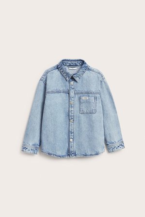 Kappahl | Overshirt i myk denim | Lys denim