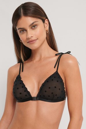 NA-KD Lingerie Bralette - BH:ar - Svart - Medium