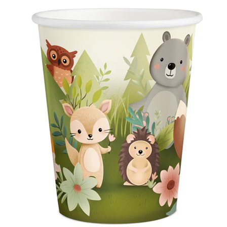 Eläinystävät Pahvimukit 6-pack