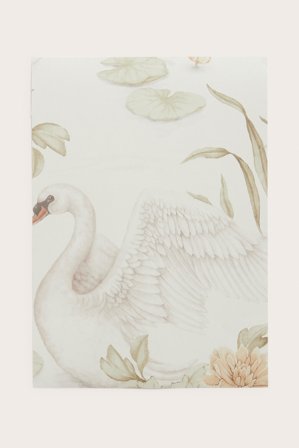 Newbie | Próbka tapety Lily Swan Biały ONE SIZE | Biały