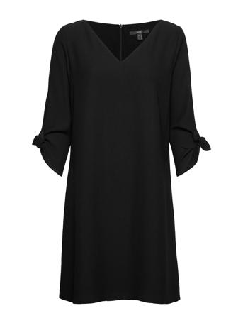 Dresses Light Woven Polvipituinen Mekko Musta Esprit Collection