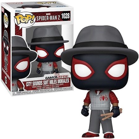 Miles Morales (City Sounds Suit) Spider-Man 2 Pop! Games Vinyl Figur