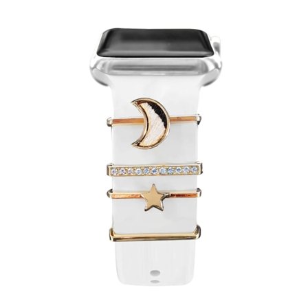 Dekoration för Apple Watch armband 8 7 6 3 se Diamantsmycken Berlocker Tillbehör samsung/Huawei armband correa 20/22mm klockarmband