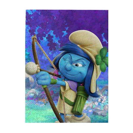 Smurfene (57) 500 Brikkers Puslespill For Voksne & Barn For Gutter Jenter Puslespillentusiaster-EK622