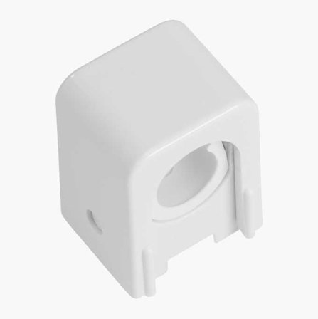 Rörklämma mini vit 2 st.