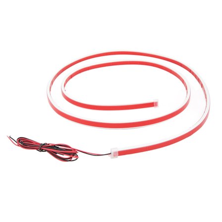 1,8 m bilhjelmslysstrimmel 12V 5W høj lysstyrke universel vandtæt udvendig strimmel lys til fronthjelm