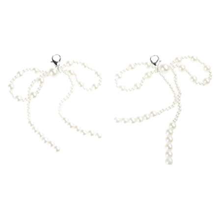 Moteriktig skonøkkelring med sløyfeveskeanheng Telefon-sjarm Oppgrader skospillet ditt med dette stilige tilbehøret