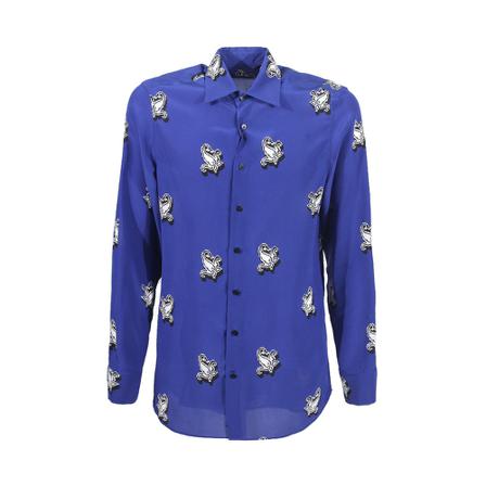 Etro Casual Shirts Blå, Herre Skjorter