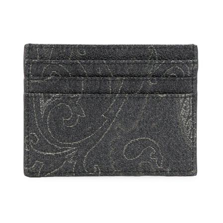 Etro, Wallets Cardholders Czarny, Mężczyzna, Rozmiar: ONE Size