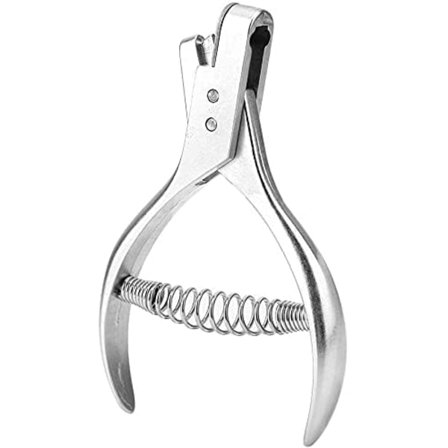 Symaskin Tang, Rustfritt Stål Hakk Sy Mønster 7MM*2MM Manuell Stansing